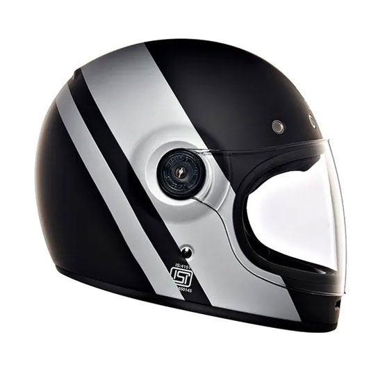 cheap motorcycle helmets dot approved TRIANGLE Full Face Helmet Men Women, Street Bike Included storage bag best electric chopper bike Bell Panovision ProTint Face Color:Peach Parfait