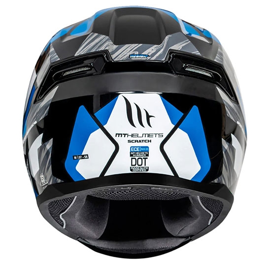 Buy MT Hummer Scratch Gloss Helmet Online | Rs.5250.00
