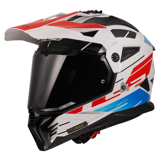 LS2 MX436 Pioneer II Namib Adventure Helmet (Gloss) | EMI & COD