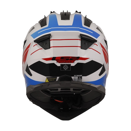 LS2 MX436 Pioneer II Namib Adventure Helmet (Gloss) | EMI & COD