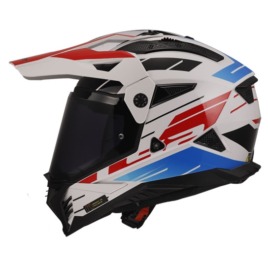 LS2 MX436 Pioneer II Namib Adventure Helmet (Gloss) | EMI & COD