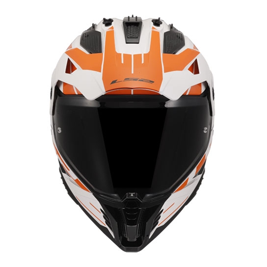 LS2 MX436 Pioneer II Namib Adventure Helmet (Gloss) | EMI & COD