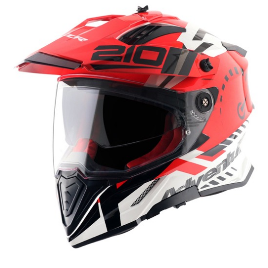 cross helmet motorcycle helmet Dirt Bike Helmet, Red & White Monster Energy 10 MIPS Off Outlaw Helmets T99 Black Iron