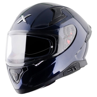 Axor Apex Solid Gloss Bike Helmet - deep blue