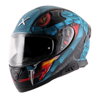 Axor Venomous Helmet - Matt-Black/Blue