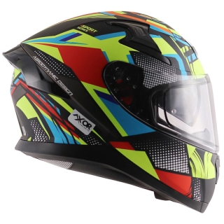 Axor Apex Vivid Helmet - Matt-Black/Flu. Yellow