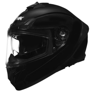 SMK Typhoon Unicolour Matt Helmet-Black