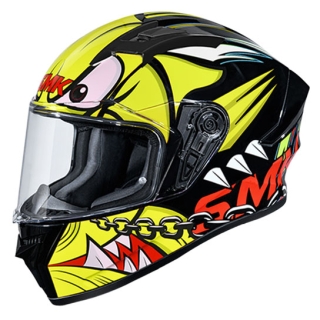 SMK Stellar Monster Helmet-Yellow/Black