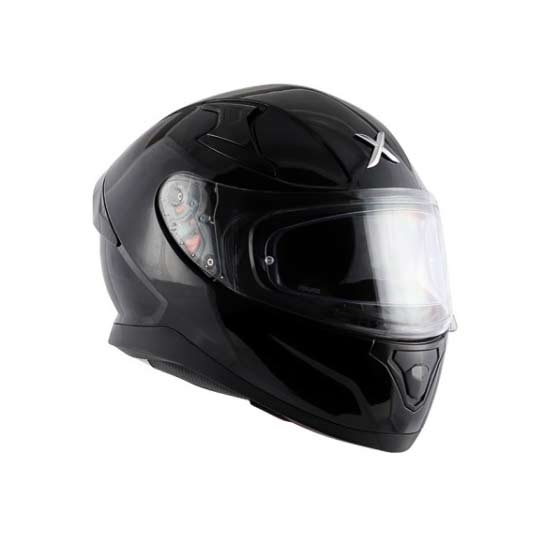 axor full gloss black helmet