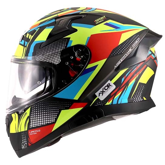 razor black label full face helmet