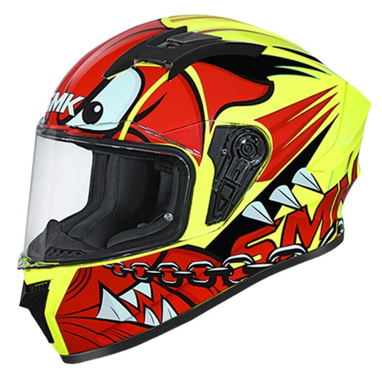 monster face helmet