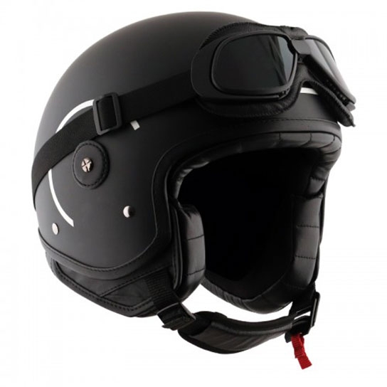 Axor Alberto Legendary Matt Helmet With Coal Goggle