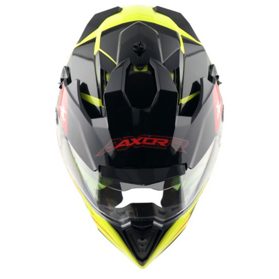 Buy Axor X-Cross Dual Visor Flagstaff Gloss Helmet | Free Shipping