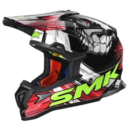 Buy SMK Allterra Smiley Off Road Gloss Helmet Online | Rs.5900.00
