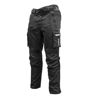 MOTORBIKE OVER TROUSER XS/28 Inch WATERPROOF MEN AND WOMEN UNISEX RAIN TRAVELLING RIDING TOURING PROTECTIVE ZIP CYCLING PANTS BLACK 