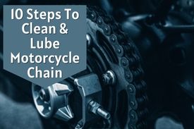 clean and lube motorcycle chain