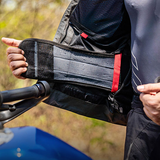 Rynox Advento Pro Riding Jacket Lumbar Support Belt