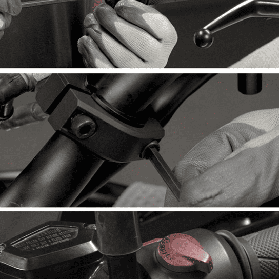 Rynox Defender Pro Handguards - Quick and Easy to Install