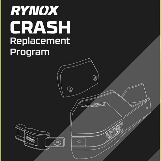 Rynox Defender Pro Handguards - Crash Replacement Program