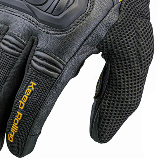 Reise Austra Short Cuff Riding Gloves - Rigid mesh panel