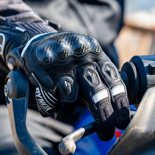 Rynox Tornado Pro 4 Gloves (Carbon edition) Touch Compatible