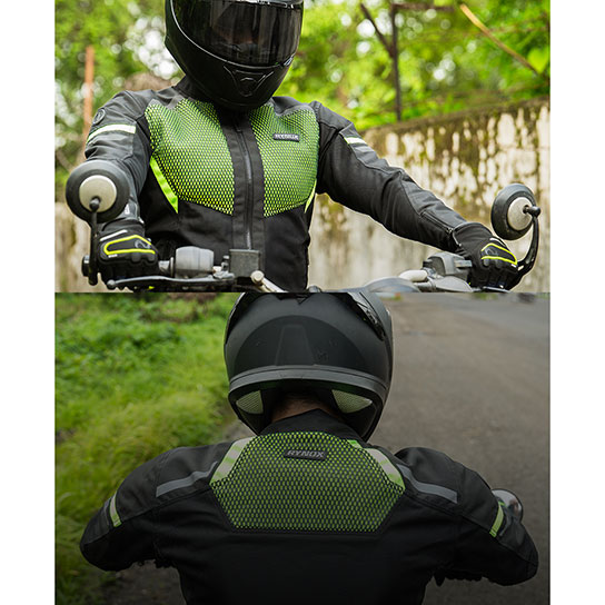 Rynox HELIUM-GT-3-JACKET-Dual-Tone 3D Mesh