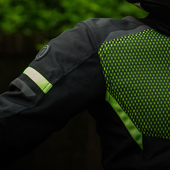 Rynox Helium GT 3 Riding Jacket Day Time visibility