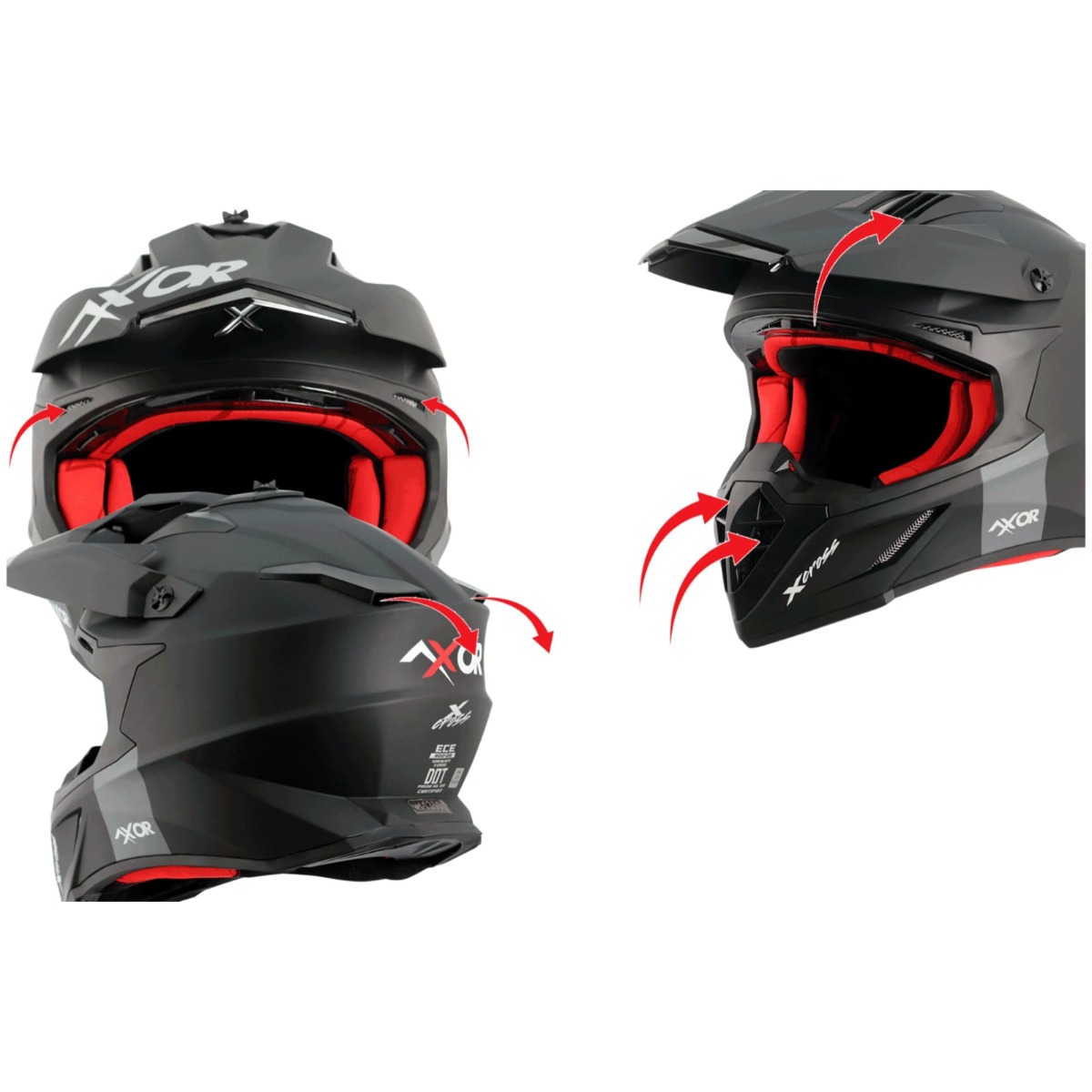 Axor X-Cross Offroad Gloss Helmet