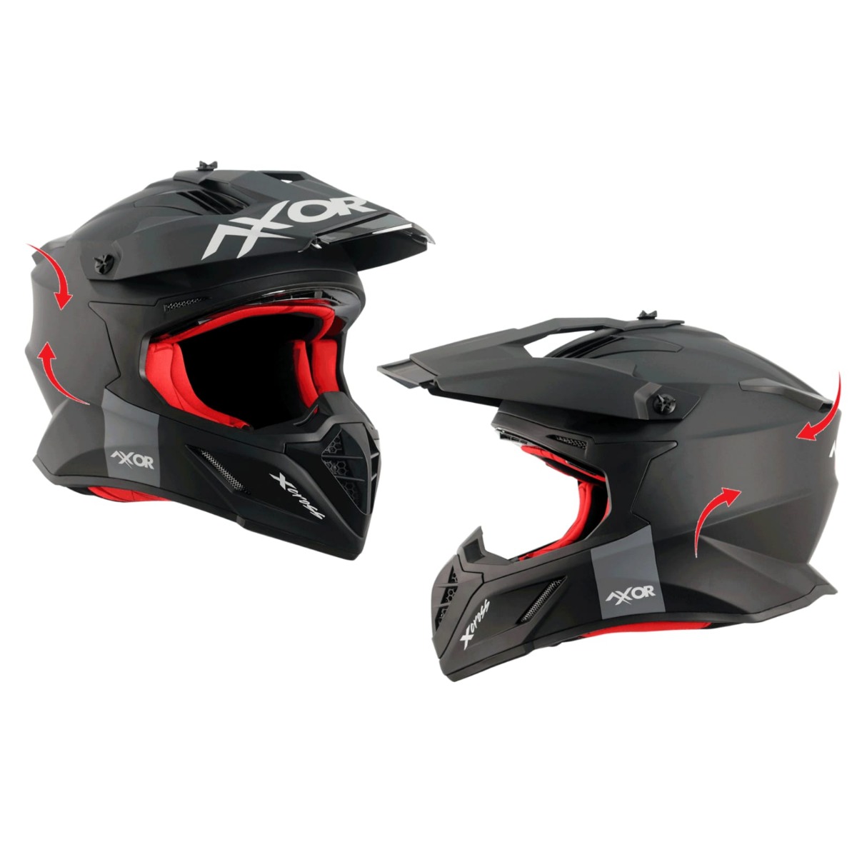 Axor X-Cross Offroad Matt Helmet