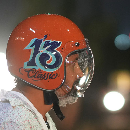 Axor Retro Jet Sportz S13 Open Face Helmet